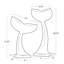 Sculpture de queue de baleine
