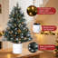 Arbre de Noël artificiel de table 3 pi pré-éclairé - Mini arbre de Noël pour la maison ou le bureau