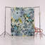 Tapis décoratif multicolore à motif floral rose et bleu-678587942