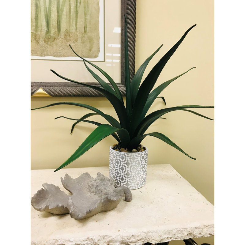 22'' Faux Plant in Ceramic Pot