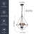 4-light Farmhouse Lantern Pendant