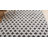 Jeananne Flat Weave Wool/Leather Geometric Rug in Black/Beige-1380481980