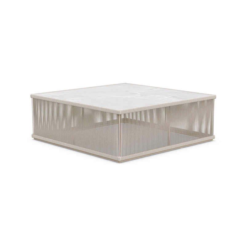 Malta Square Coffee Table Dekton Top, Helena, Birch