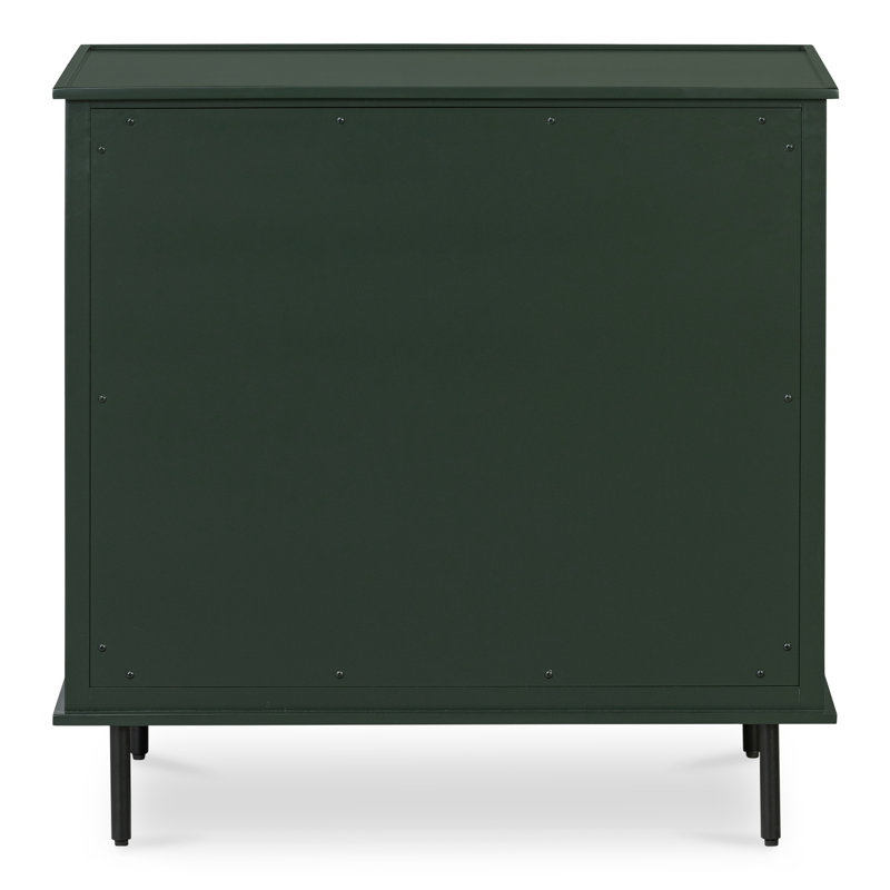 Shillington 3 DRAWER NIGHTSTAND, Deep Green