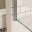 Écran de douche de salle de bain avec verre trempé 1/4 "et barre à serviettes décorative - 3458 Gorgeous