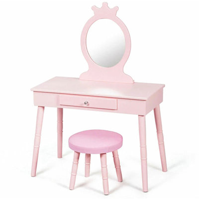 Wafrt Kids Vanity Set with Mirror