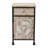 25.9'' Farmhouse Nightstand with Drawer and Cabinet, Rustic Wood Accent Side Table with Carved Door Panel