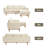 84″ Wide Reversible Sectional Sofa with Chaise-361666944