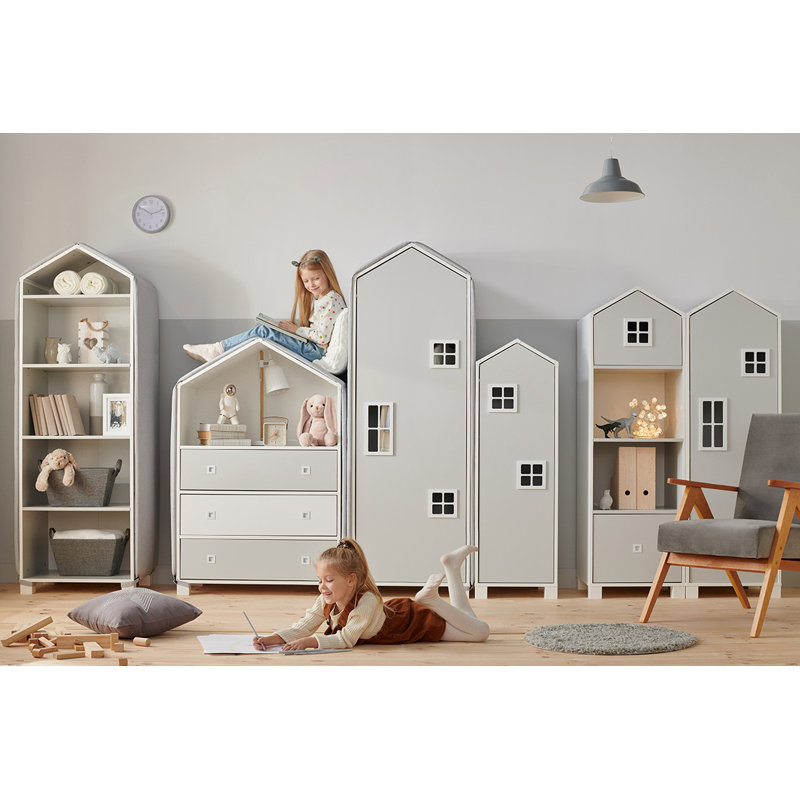 Wilmer 172 cm H X 57 cm W Kids Cube Bookcase
