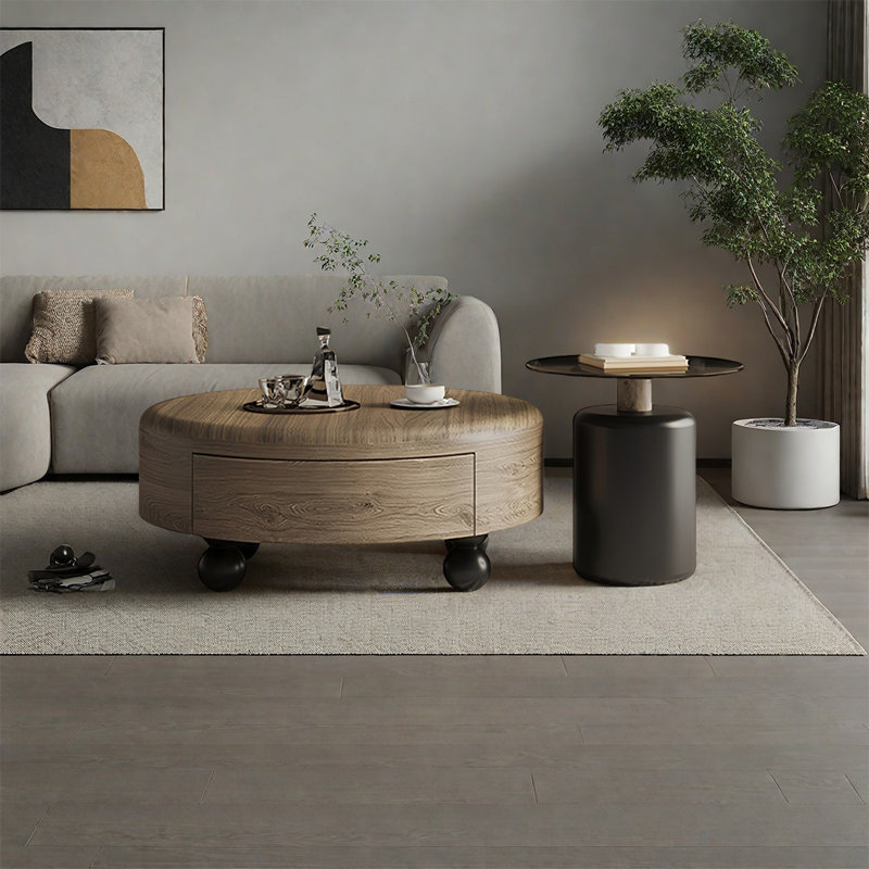 Ensemble de tables basses rondes
