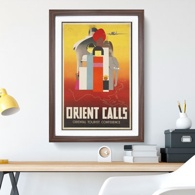 Vintage Orient Travel - Picture Frame Graphic Art