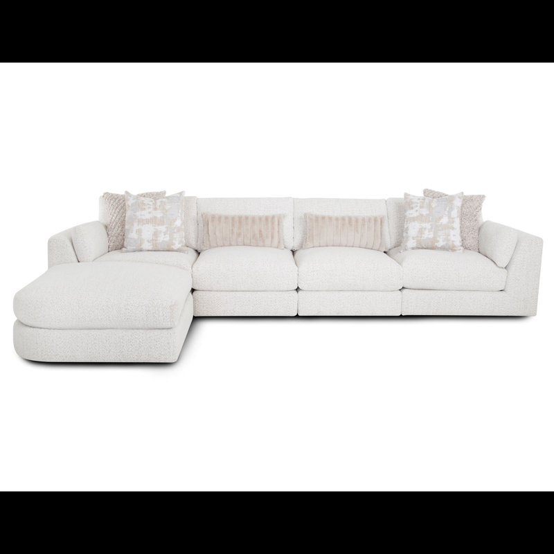 Bashemeth 5-piece Modular Sectional With Ottoman