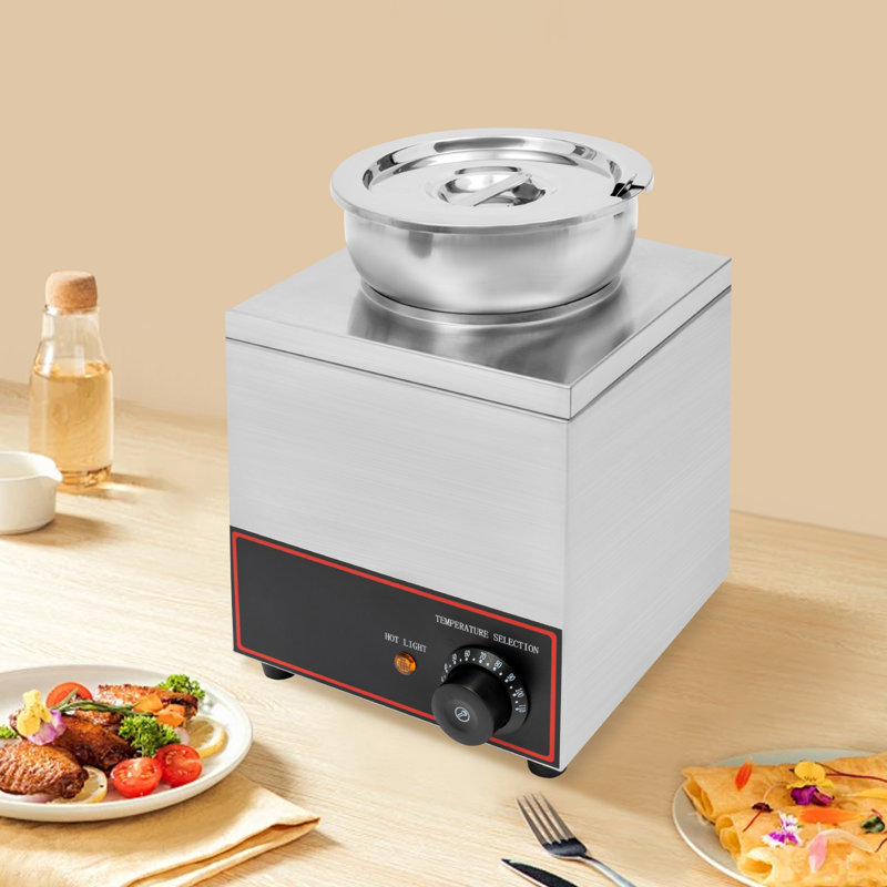 Chauffe-plats électrique en acier inoxydable 150W