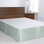Jupe de lit en percale de coton mélangé