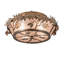 Rustic Lodge 4 - Light Flush Mount
