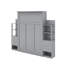 Grand lit escamotable avec tablettes, tiroirs et DEL-809206418