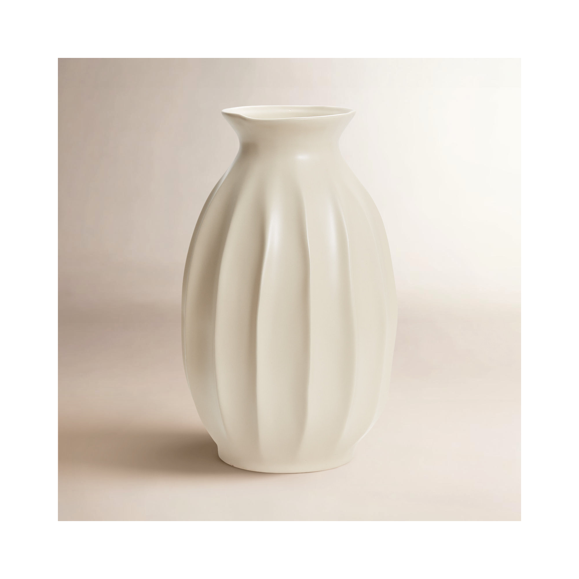 Ackerman Handmade Ceramic Table Vase, 14.25" H x 9" W x 9" D