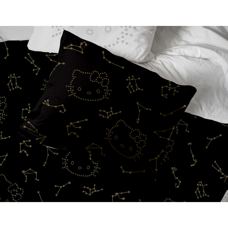Ensemble de lit simple Hello Kitty Contellations