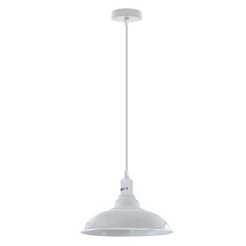 Emraan 1 - Light White Single Pendant, White, Yes