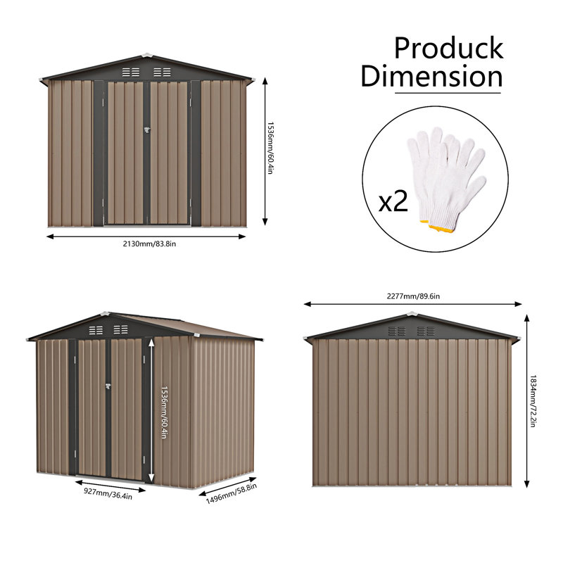 Garden Shed With Apex Roof