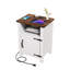 Table de chevet avec table de chevet et port USB