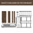 Antravion Hall Tree 33'' Wide with Shoe Storage-284154152