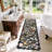 Hallway Rug Washable: Extra Long Floral Scalloped Carpet Non Slip Boho Rug for Indoor Entryway Stain Resistant Rug for Living Room-691794613-678585213