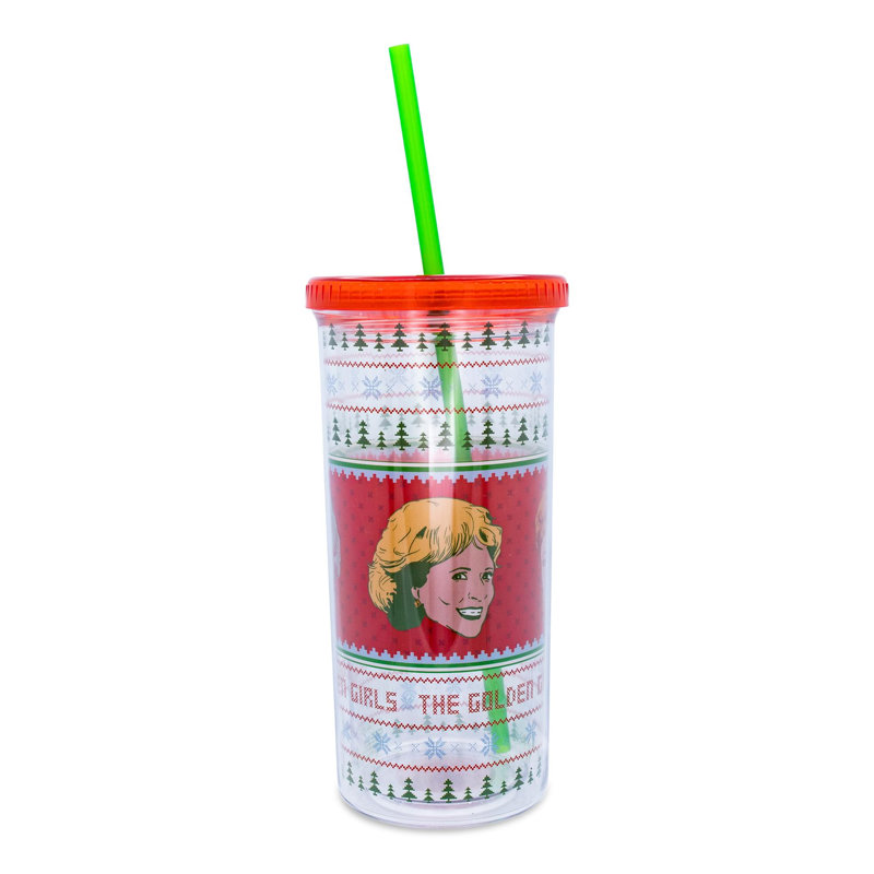 Buffle argenté 20 oz Gobelet de voyage en plastique