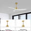 Aramanta 52 inch 3 Soild Wood Blades Indoor Ceiling Fan with Remote-1022176739