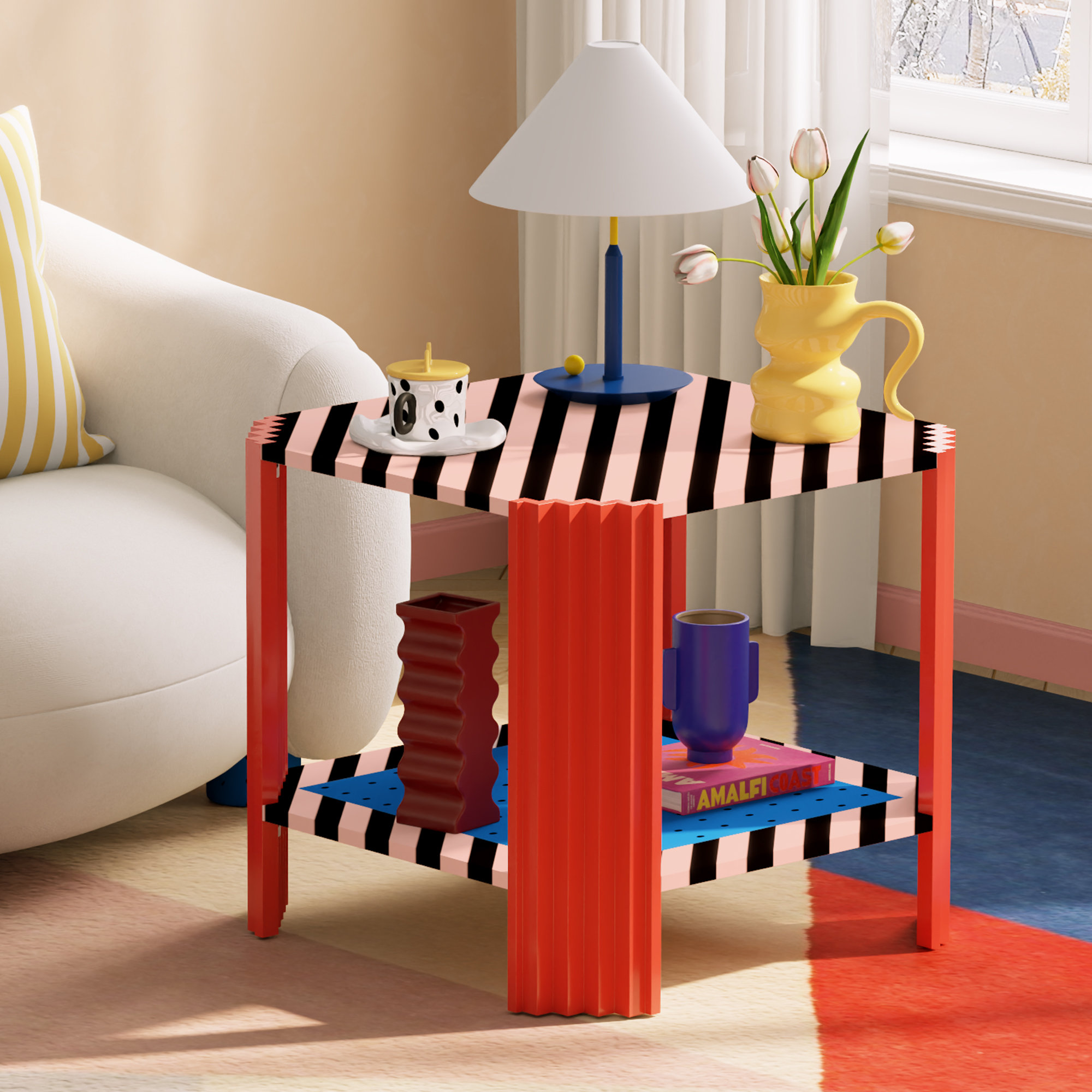 Picture of Wrought Studio™ End Table With 2 Storage Space & Reviews | Wayfair