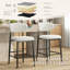 Yes Upholstered Bar Stool with Iron Frame-1045090868
