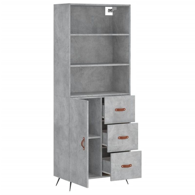 Schuylerville 69.5cm Sideboard, Concrete Grey