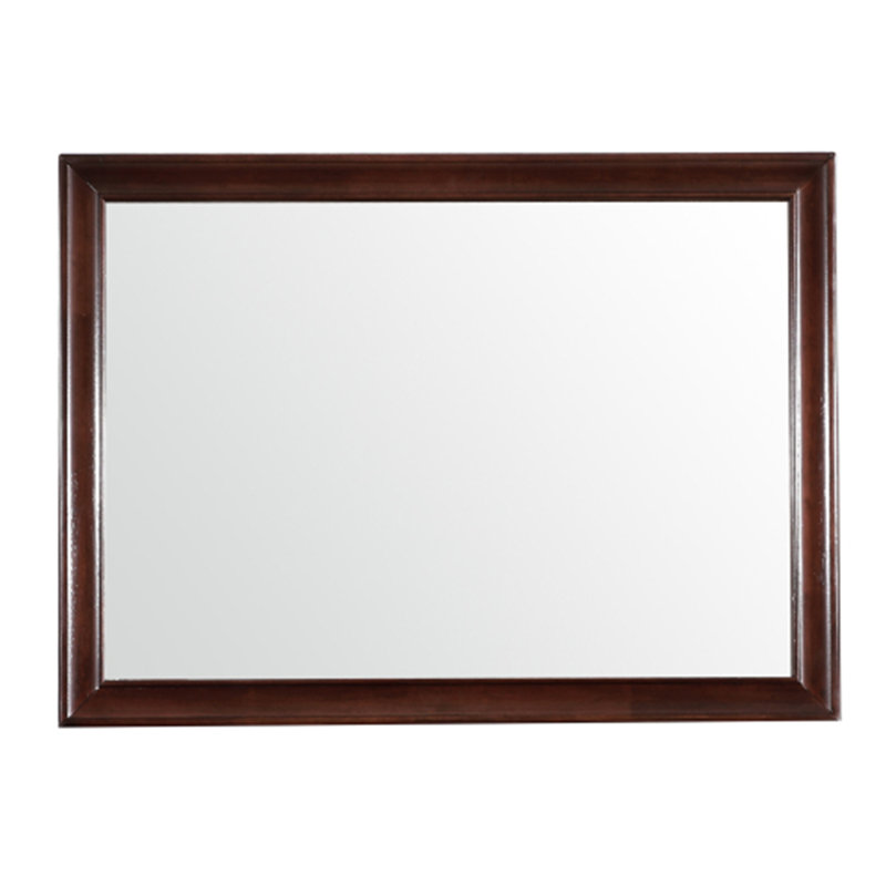 Miroir mural Burlington, Rectangle, Cappuccino, 33" x 45"