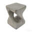 Table d'appoint Mgo Twist Shape, texture semblable au bois - couleur brun antique-129441720