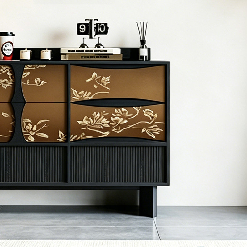 Buffet style rétro minimaliste français