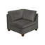 Ensemble de canapé modulaire en chenille gris de 8 pièces pour salon