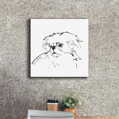 Red Barrel Studio 'Line Dog Pekingese' By Chris Paschke