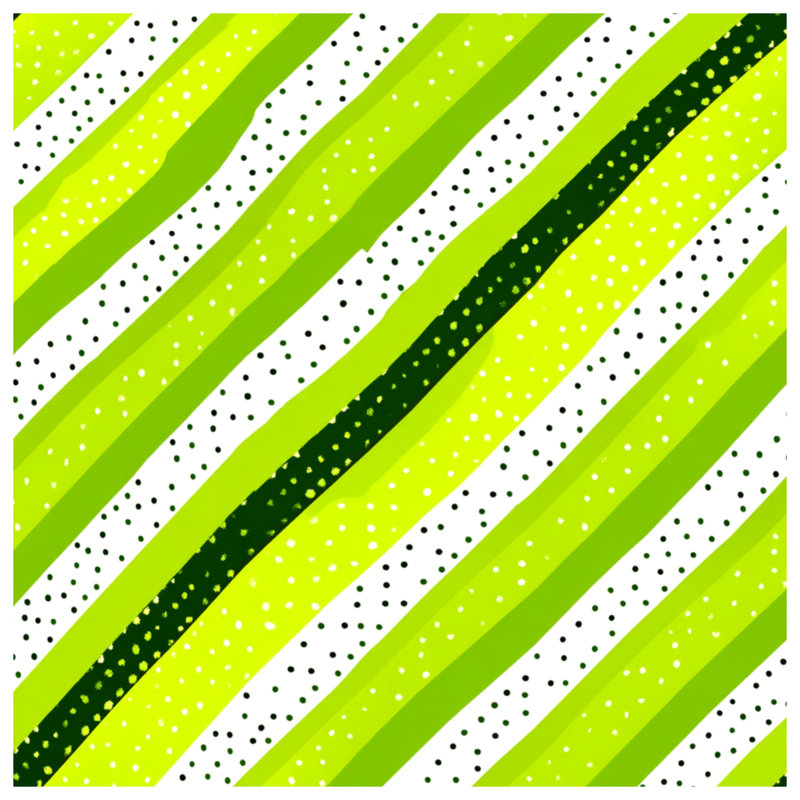 Jeté en molleton Green Stripes - Jetés à motif pour canapés ou lits, L 60 po x H 80 po