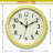 Midcentury/Modern Round Plastic Wall Clock 9.5 Inches-709414037
