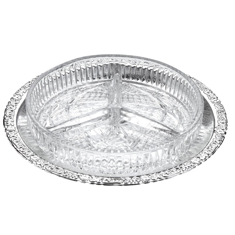 Corbell Silver Company Queen Anne Silver Plated Tray | Wayfair