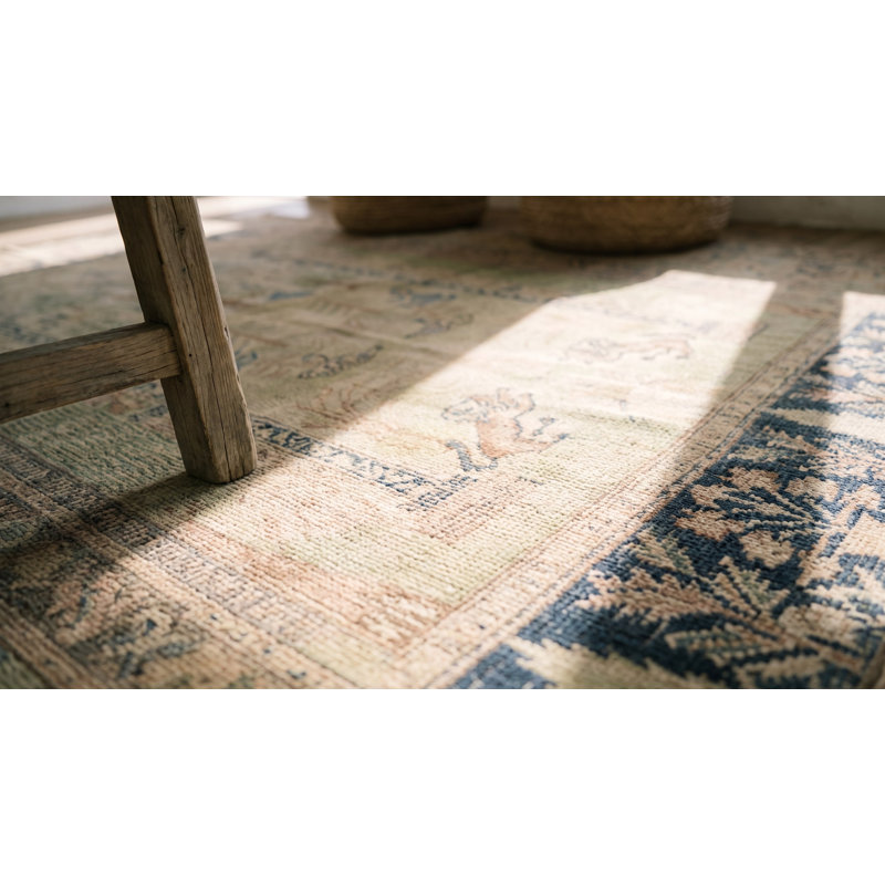 Antique Panderma Kayseri Turkish Knotted Rug
