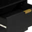 Ajane 50cm W Brass Bedside Table