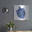 Art mural en métal «Dreidl Blue» par Andrea Strongwater-103929287