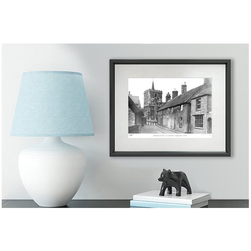Horncastle, St Mary's Square C1955 - Single Picture Frame Print, 31.5cm H x 38.8cm W x 2.3cm D
