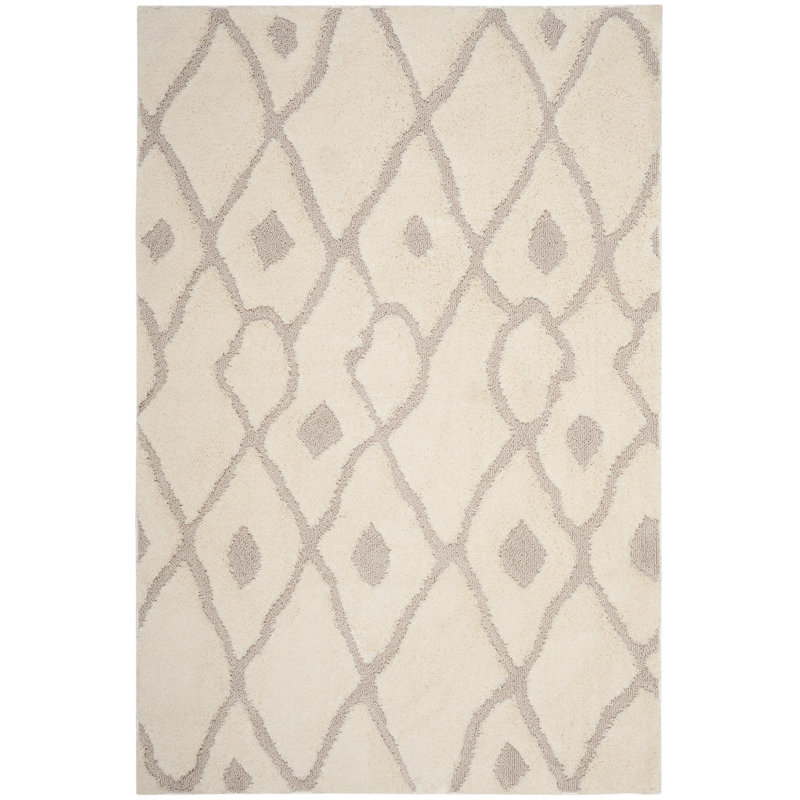 Ashburnham Olympia Shag Performance Geometric Rug, Rectangle 3' x 5'