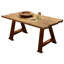 Susan Teak Rectangular Wood Top Dining Table-38567899-38655259
