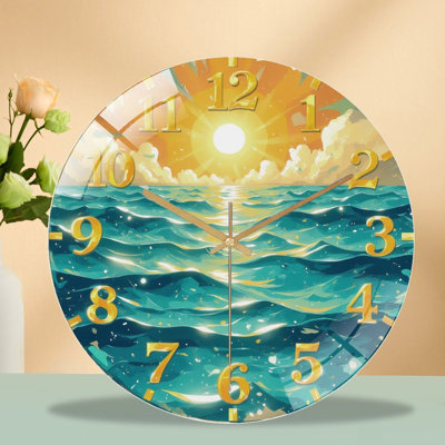 Horloge murale avec horloge murale 12 po