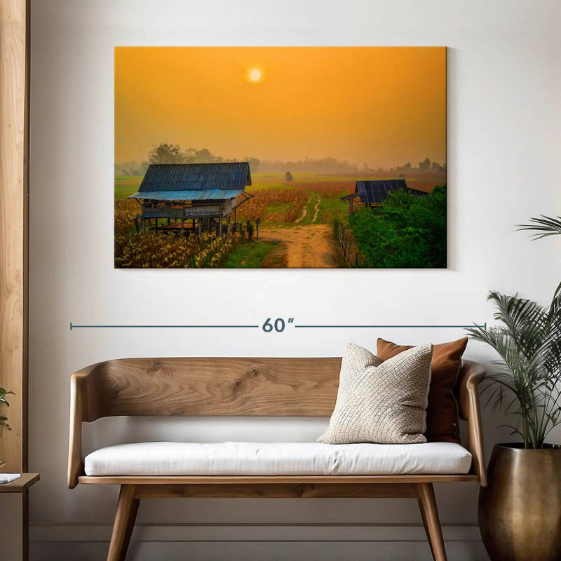 Alvord, coucher de soleil en Thaïlande, H 32 po x l 48 po