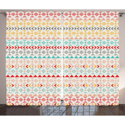Volkan Semi Sheer Curtain Pair