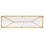 Sewall Metal And Glass Console Table-257605251